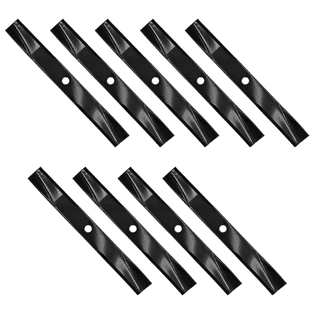 9 Mower Blades Fits John Deere LT166 116 120 140 46" Deck AM31100 M127466 M41967