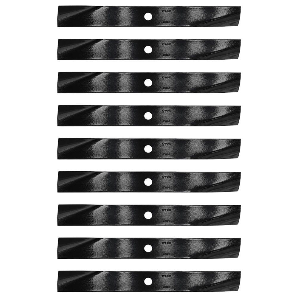 9 Mower Blades Fits John Deere LT166 116 120 140 46" Deck AM31100 M127466 M41967