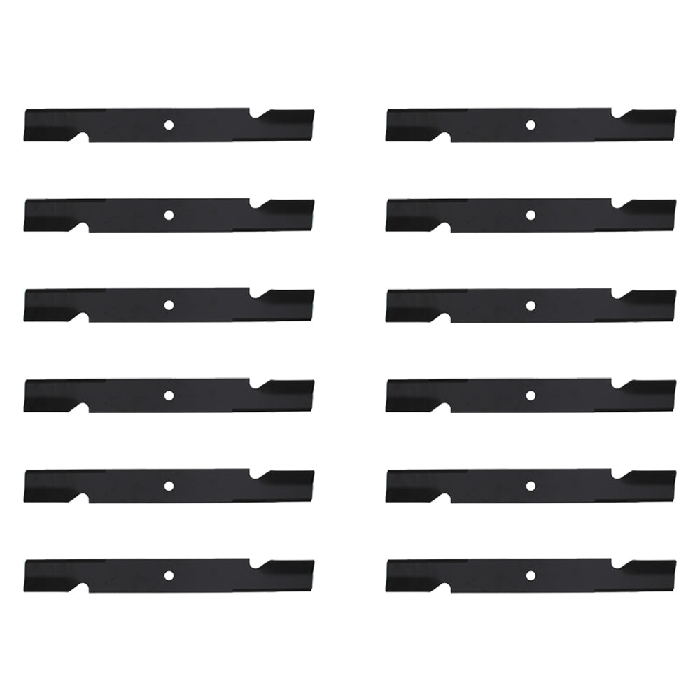 12-Pack Oregon 91-638 Notched Mower Blades – Fits Scag Turf Tiger & Cheetah 61" Deck - View #4