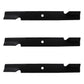 3 Replacement STD Lawnmower Blades B1SC3802 Fits Stens 340-882 Scag 482879