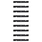 Qty 9: Mower Blade
 Fits Ferris Replaces 1520842