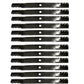 (12) Mower Mulch Blade Fits John Deere F910 F911 F912 F915 F925 F930 F932