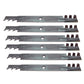 Qty 6: Toothed Mulching Blade Fits Poulan Replaces 134149-TOOTHED