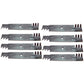 (8) Mulching Mower Blades for AYP 42" Cut Deck Lawn Tractors 532138971 532139775