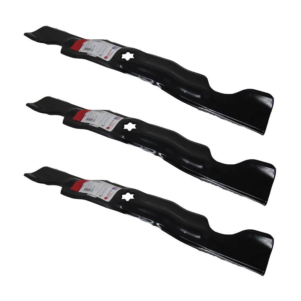 Set of 3 #742-04053A #942-04053A Replacement 50" Cut Blades Fits Cub Cadet