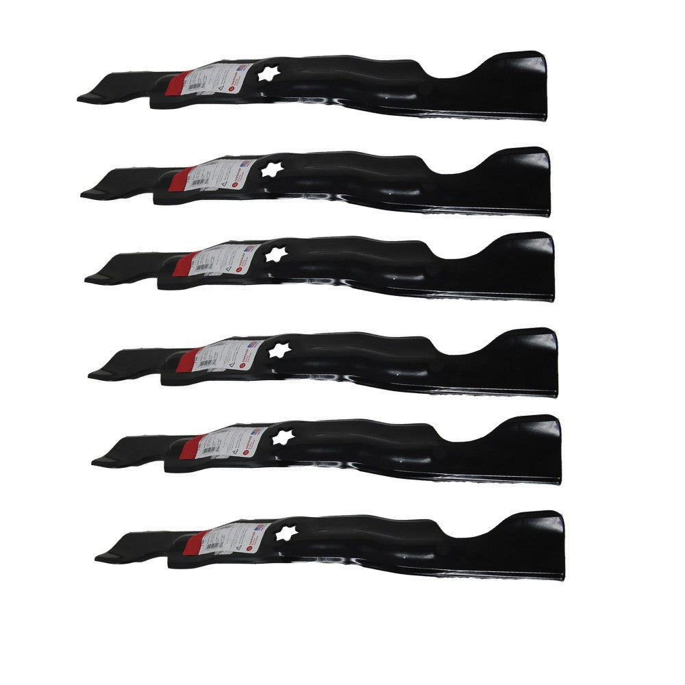 Qty 6: 2-in-1 Mower Blade
 Fits Craftsman Replaces SPM199562627