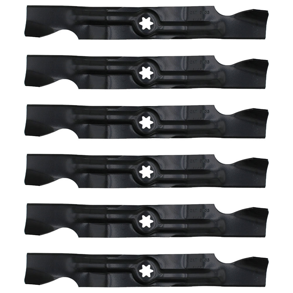 6 Lawn Mower 50" Deck 2-in-1 Blades Fits Troy Bilt Mustang RZT 50 Mustang 50 XP