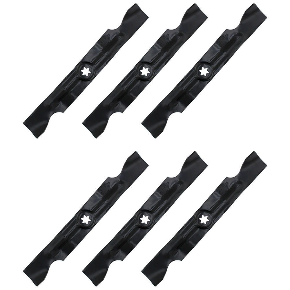 6 Lawn Mower 50" Deck 2-in-1 Blades Fits Troy Bilt Mustang RZT 50 Mustang 50 XP