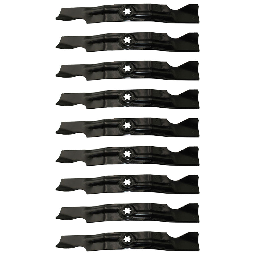 Qty. 9: 2-in-1 Mower Blades Fits Troy Bilt Replaces 942-04053A
