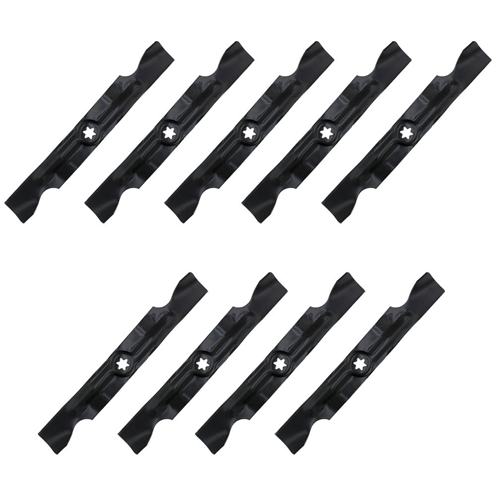 742-04053 Set of (9) Replacement 17.9" Lawn Mower Blades fits MTD Models
