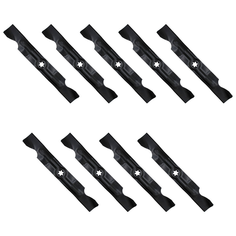 Qty. 9: 2-in-1 Mower Blades Fits Troy Bilt Replaces 942-04053A