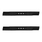 2 Pack 108-3762-03 93-4106-03 Rolled Air-Lift Mower Blade Fits Exmark Fits Toro