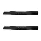 2 Pack 108-3762-03 93-4106-03 Rolled Air-Lift Mower Blade Fits Exmark Fits Toro