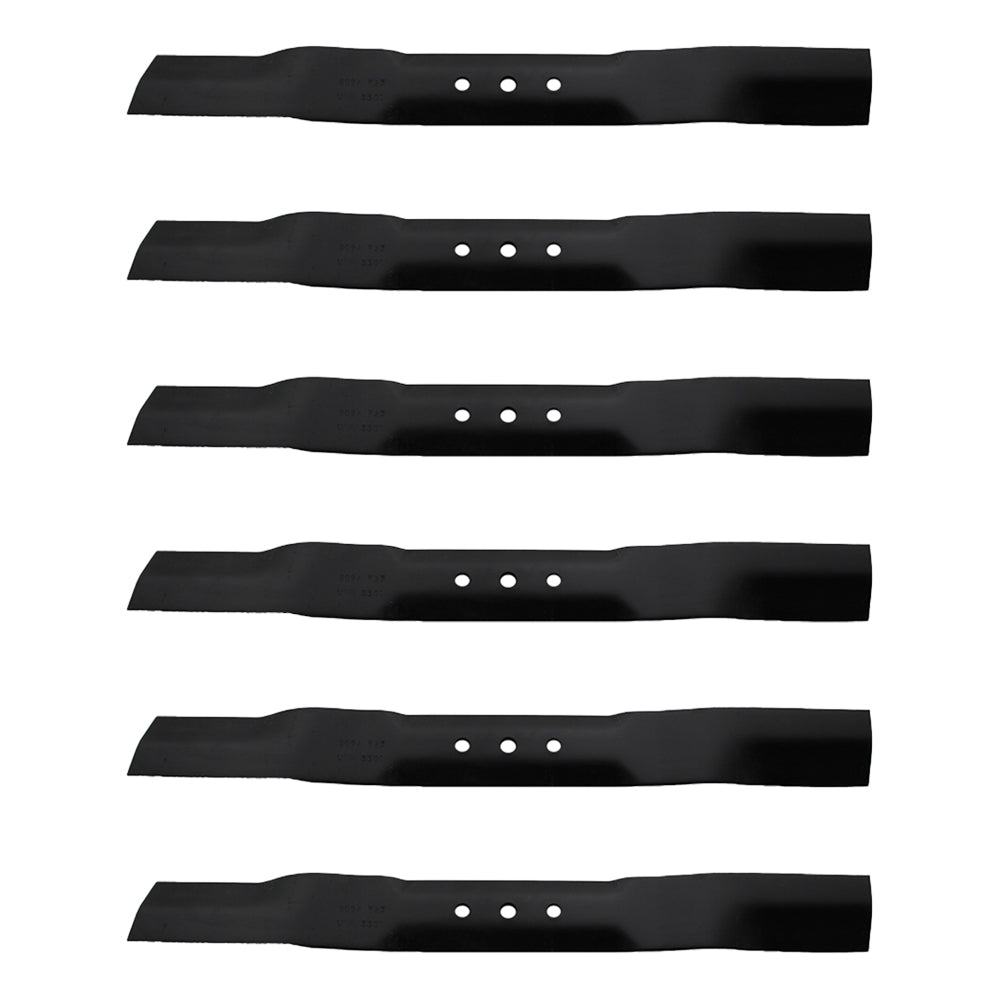 Qty 6: Rolled Air-Lift Blade Fits Exmark Replaces 108-3762-03P