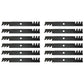 Aftermarket 103-6393 (12) Toothed Mower Blades Fits Exmark