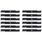 116-5174 Aftermarket Replacement Pack of (12) Toothed Mower Blades Fits Exmark