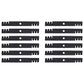 Qty 12: Toothed Mower Blade  Fits Exmark  1165174S