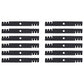 116-5174 Aftermarket Replacement Pack of (12) Toothed Mower Blades Fits Exmark