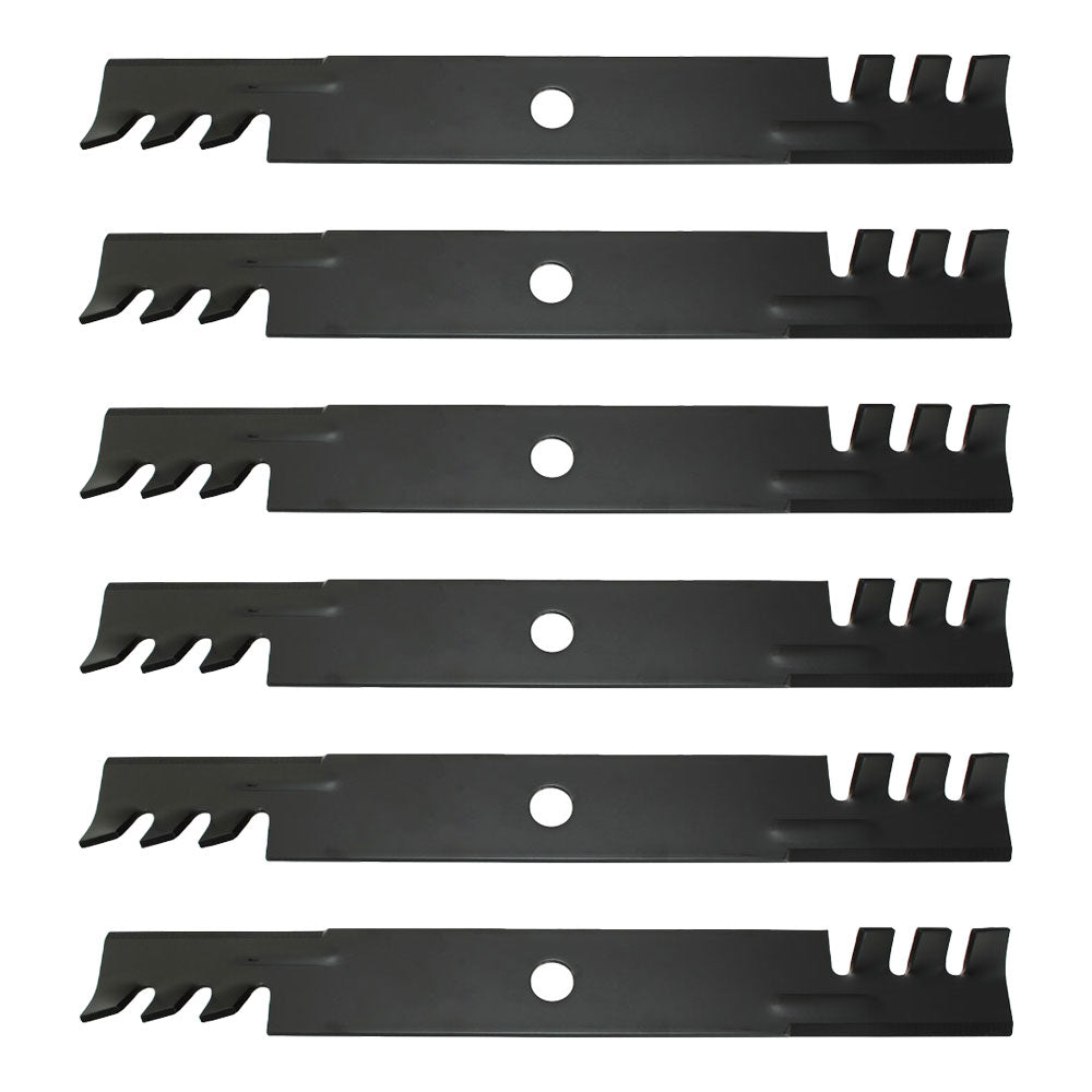 (6) Mower Blades Fits Exmark 103-6403-S 60" Deck Lazer Z S/N 540,000 & Higher