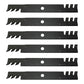 Qty 6: Toothed Mower Blade Fits Exmark Replaces 103-6393