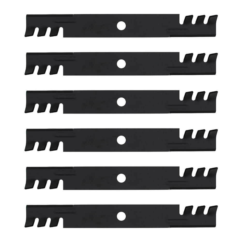 (6) Mower Blades Fits Exmark 103-6403-S 60" Deck Lazer Z S/N 540,000 & Higher