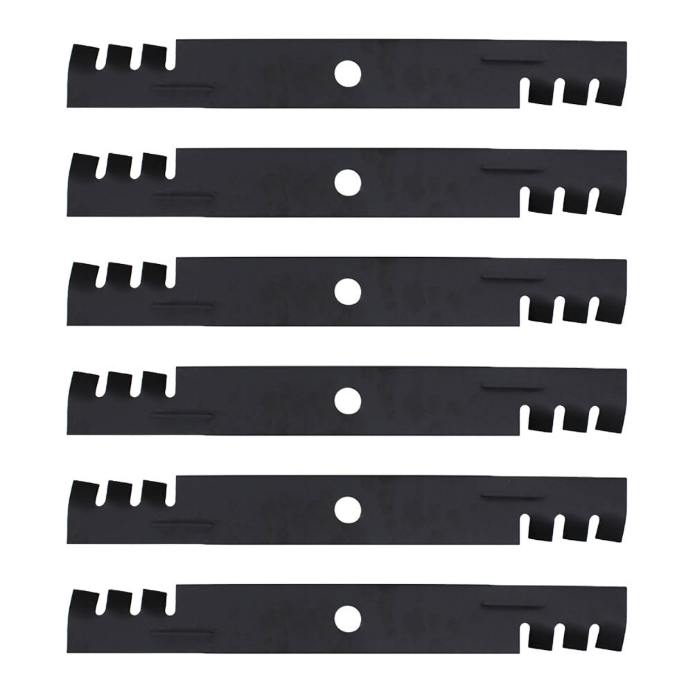 Qty 6: Toothed Mower Blade Fits Exmark Replaces 103-6393