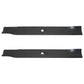 Set of 2 21" x 5/8" Mower Blades Fits Bobcat 112111-03