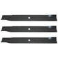 Set of 3 heavy duty fits Scag 61" mower blades 481712 super high lift