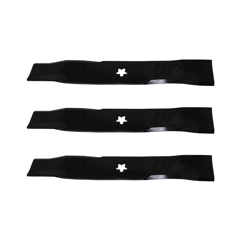 Set of 3 heavy duty XHT Mower blades Fits Husqvarna 48" 532 17 39-21