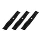 Set of 3 heavy duty XHT Mower blades Fits Husqvarna 48" 532 17 39-21