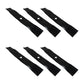 (6) Mulching Mower Blades Fits Craftsman Riding Mower 48" Deck Repl. 532173921