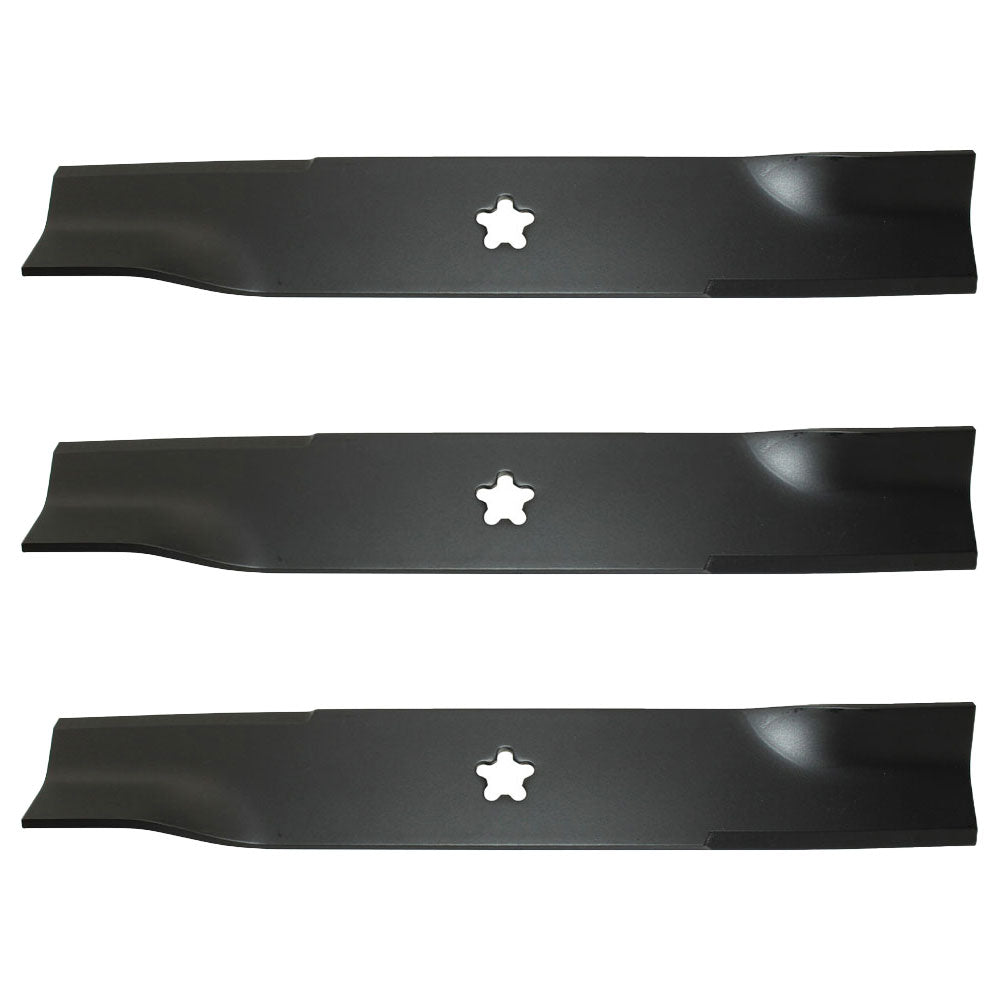 Set of 3 Blades 48" Deck Fits Husqvarna Z4824 YTH24V48LS RZ4824F 539-113425
