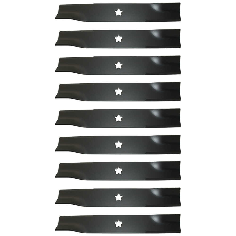 9PK Mulching Blades Fits Husqvarna 522037401 EZ4824 EZ24T YTH2648TDF YTH2648TDRF