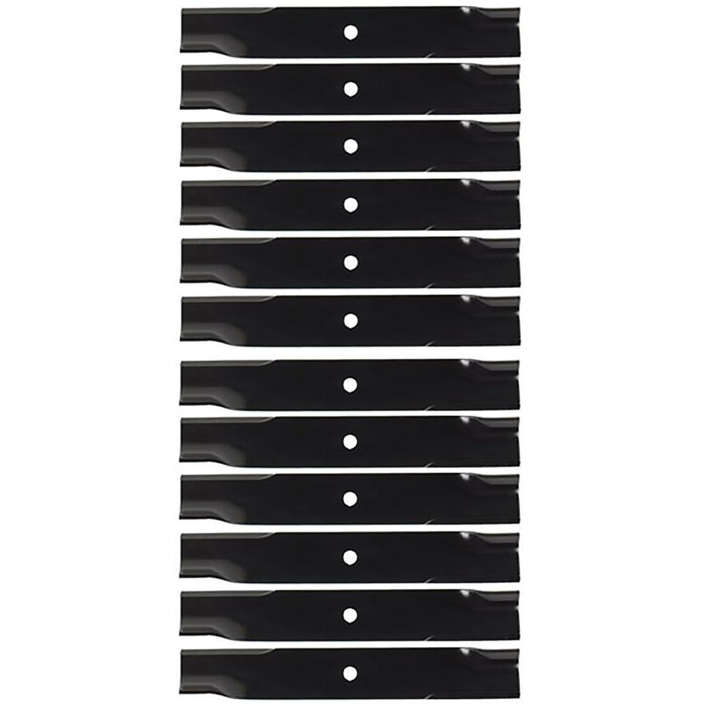 Qty 12: Mower Blade - 16-1/2" Fits John Deere Replaces AM104489
