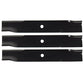 Qty 3: Mower Blade - 16-1/2" Fits Toro Replaces 107-3192