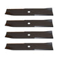 Qty 4: 14" Mower Blade
 Fits Lesco Replaces 50139