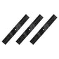 Set of 3 18" x 1/2" High List Mower Blades Fits Toro 56-2390