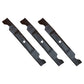 Set of 3 mower blades Fits Sears Fits Craftsman Fits Poulan 46" 575937901