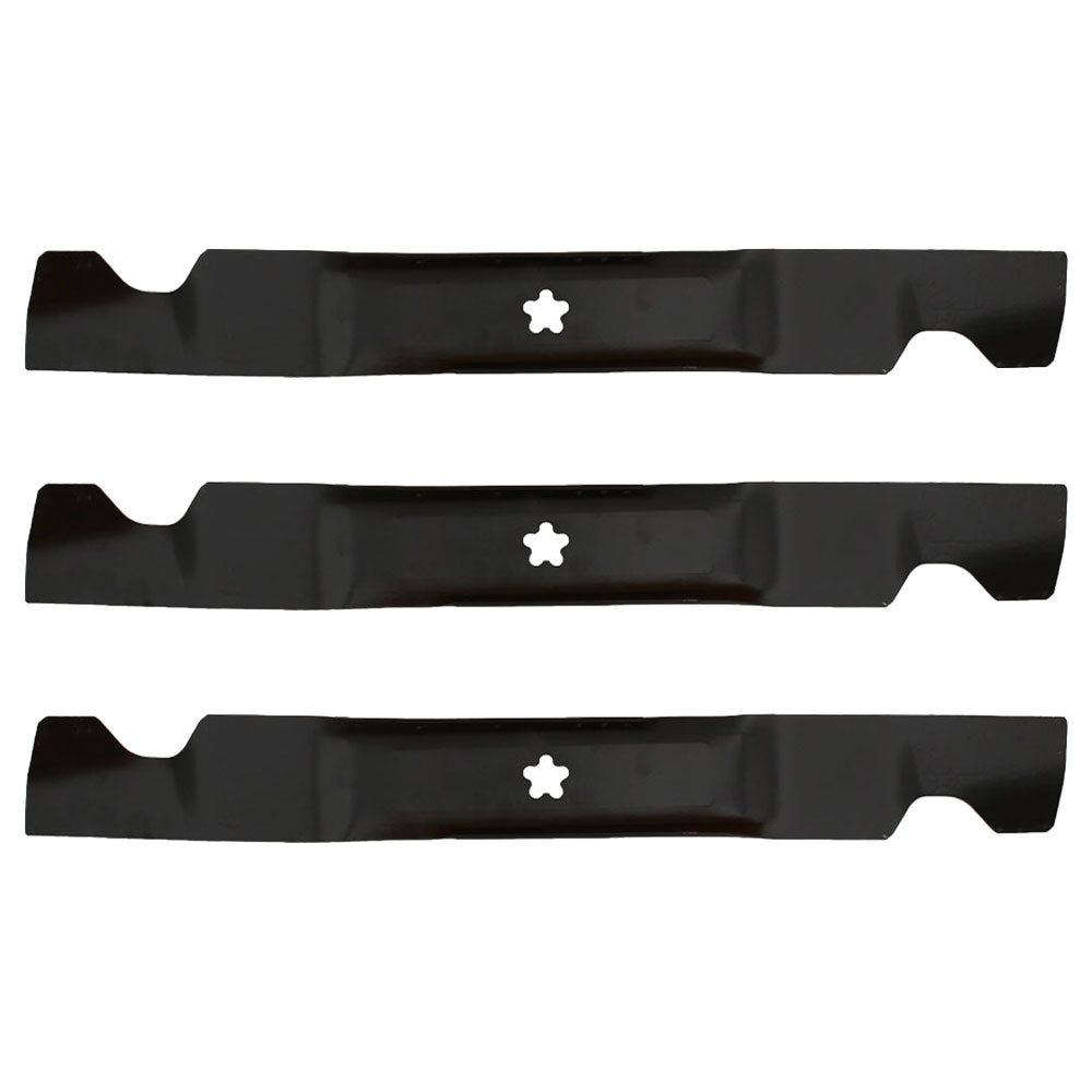 Set of 3 mower blades Fits Sears Fits Craftsman Fits Poulan 46" 575937901