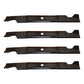 Set of (4) Mower Blades Fits Craftsman Fits Husqvarna 46" Deck 405380 53240