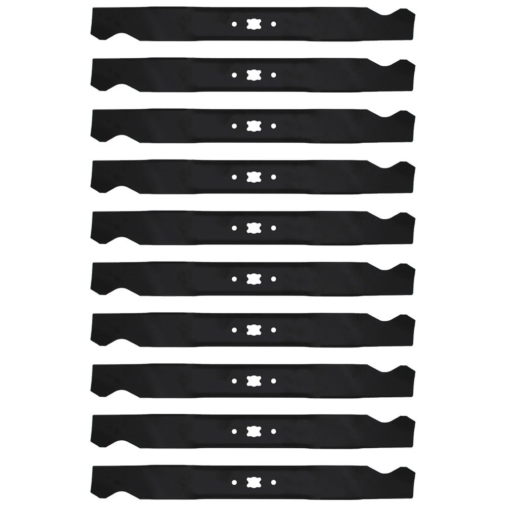 Qty 10: Mulching Blades  Fits Lesco Replaces 082561