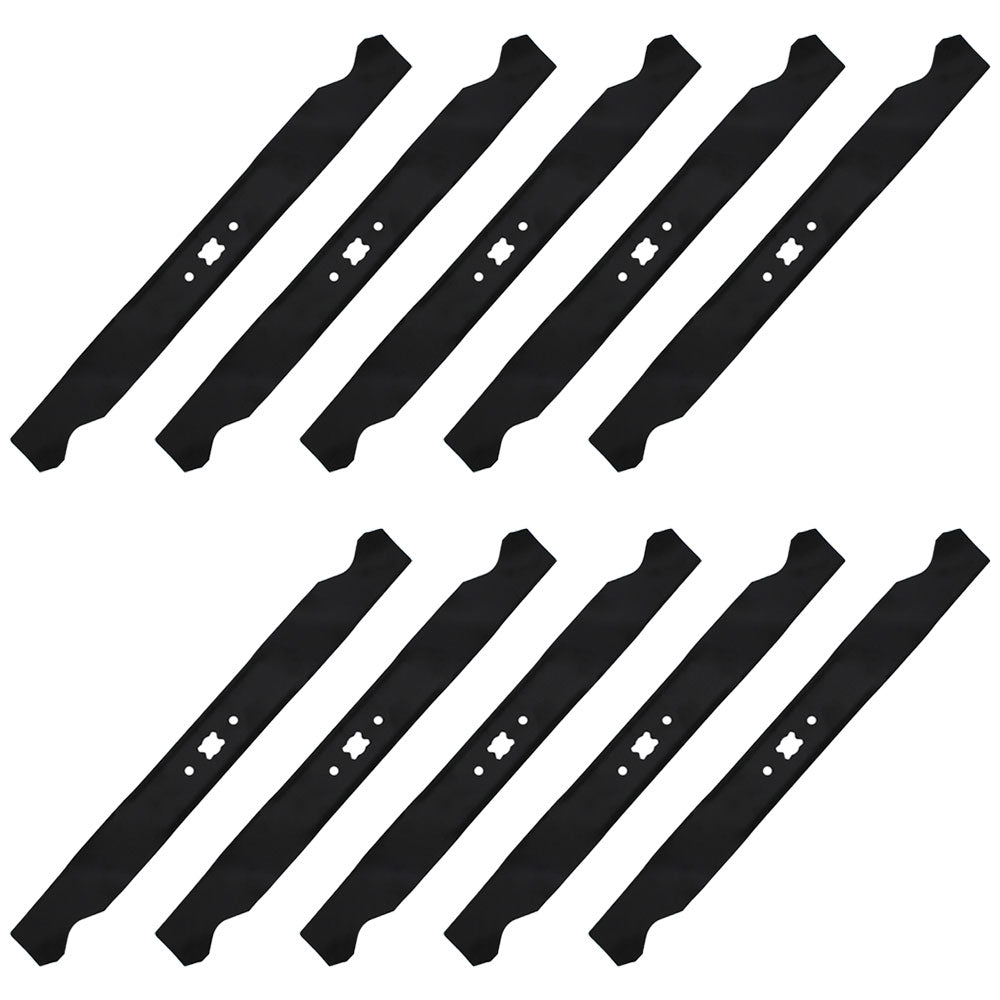 Qty 10: Mulching Blades  Fits Lesco Replaces 082561