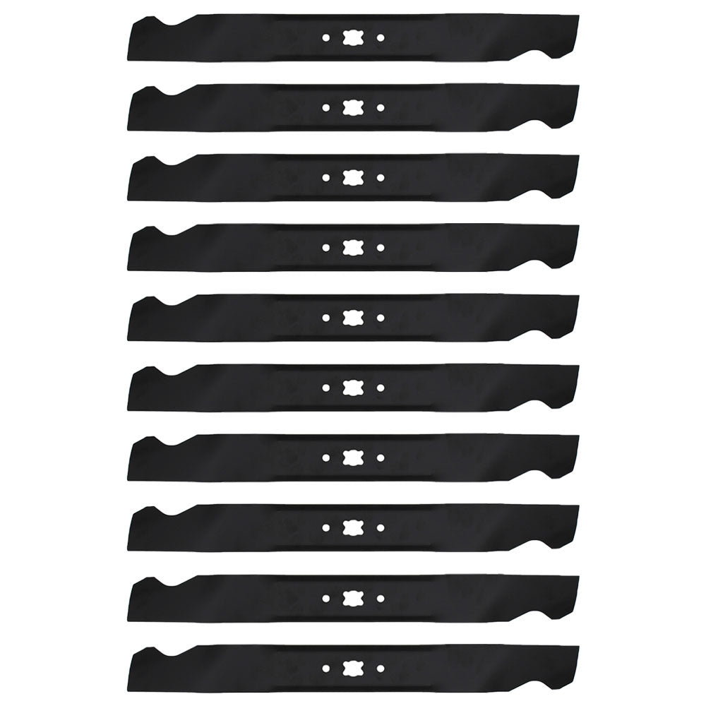 Qty 10: Mulching Blades  Fits Oregon Replaces 198-049