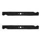 Qty 2: Mulching Blade
 Fits MTD Replaces 742-04100
