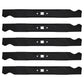 Qty 5: Mulching Blades Fits Troy Bilt Replaces 490-100-M084-Troy