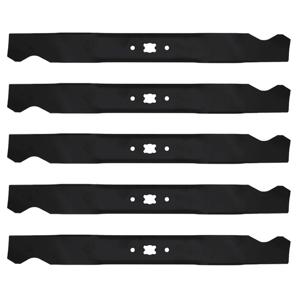 Qty 5: Mulching Blades Fits Troy Bilt Replaces 490-100-M084-Troy