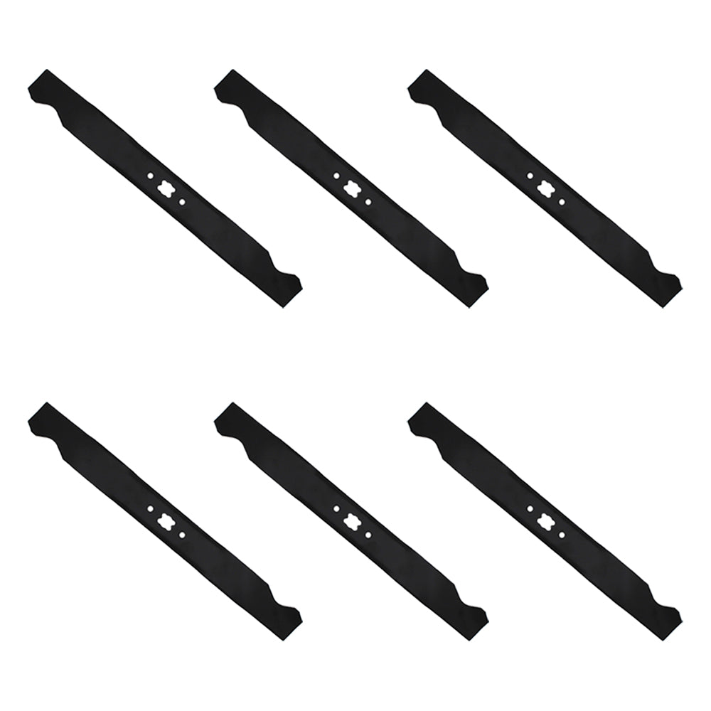 Qty 6: Mulching Blade
 Fits Oregon Replaces 198-049
