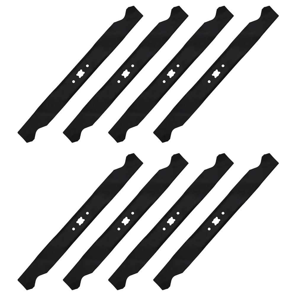 Qty 8: Mulching Blades  Fits Lesco Replaces 082561
