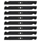 Qty 8: Mulching Blades  Fits Oregon Replaces 198-049