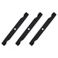 Qty 3: Lawn Mower Blade
 Fits Poulan Replaces 127843